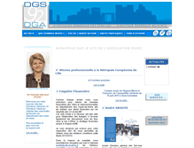 Tablet Screenshot of dgs92.fr